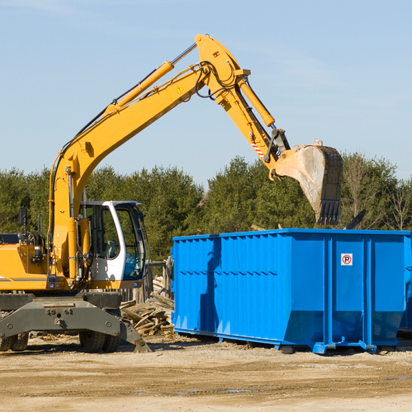 what are the rental fees for a residential dumpster in Rauchtown PA